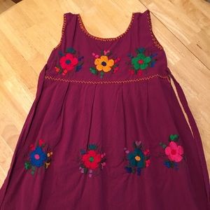 SOLD! Mexican little girl dress size 6 Handmade